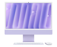 Komputer All In One Apple iMac 24 M4/24GB/2TB/MacOS Retina 4,5K Fioletowy 10R GPU Nano